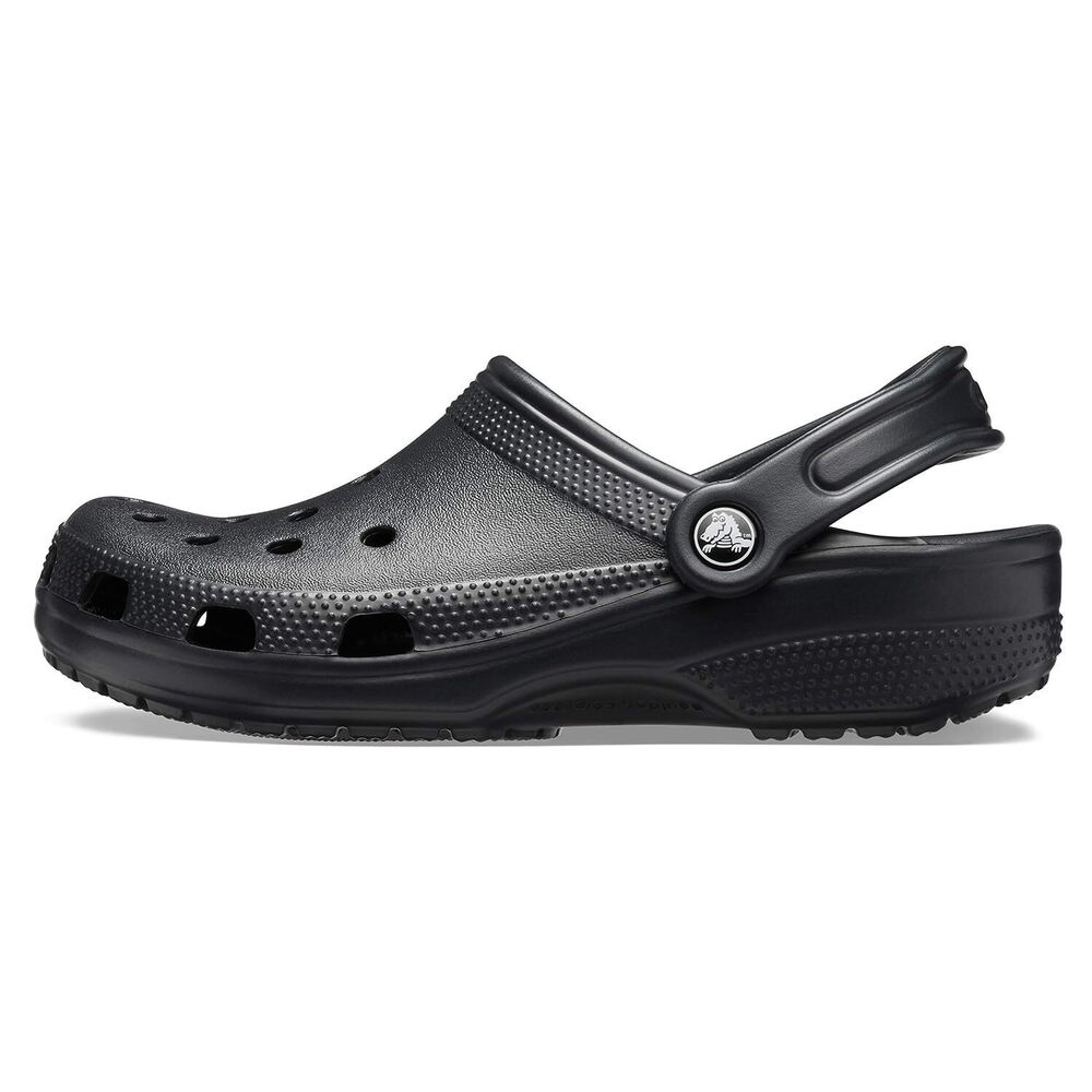 CROCS UNISEX-ADULT CLASSIC CLOG, CLOGS FOR WOMEN AND MEN, BLACK, 14 WOMEN/12 MEN